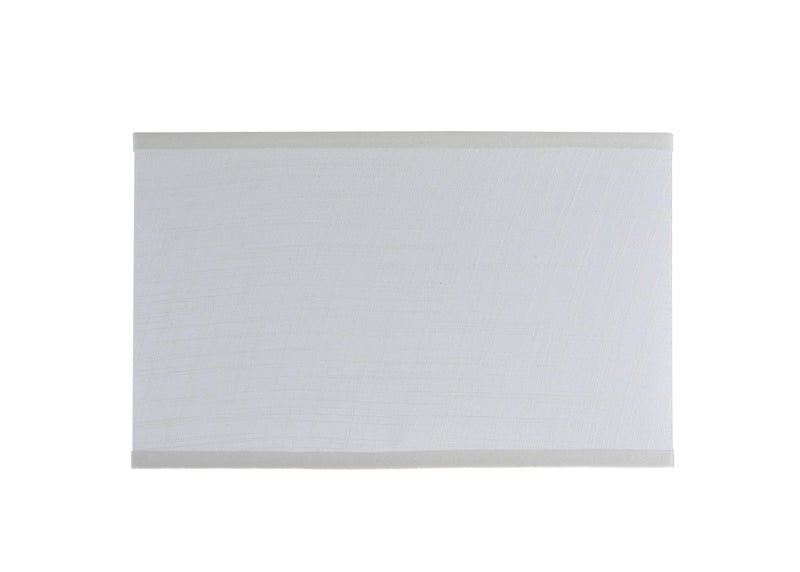 Aspen Creative 32035 Transitional Rectangle Hardback Shape Spider Construction Lamp Shade in Off White Linen, 16" wide, Top:(8" + 16") Bottom:(8 + 16") x Height: 10" - Image 1